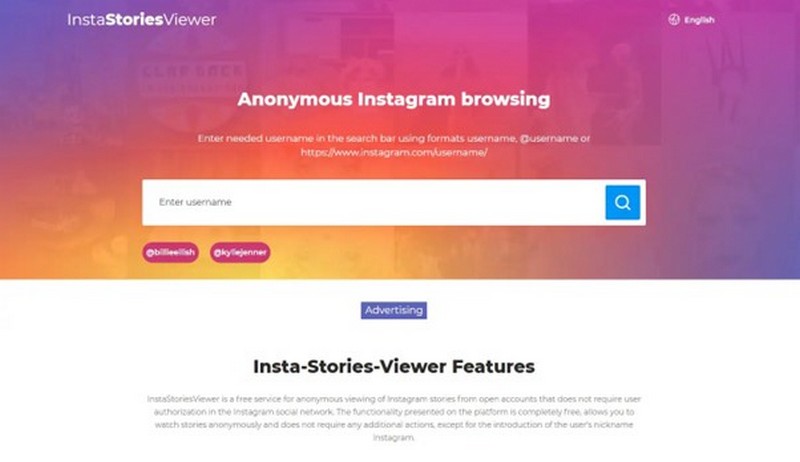 InstaStoriesViewer to view Stories anonymously