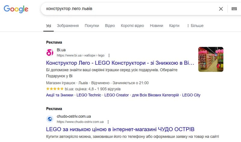 текстова контекстна реклама