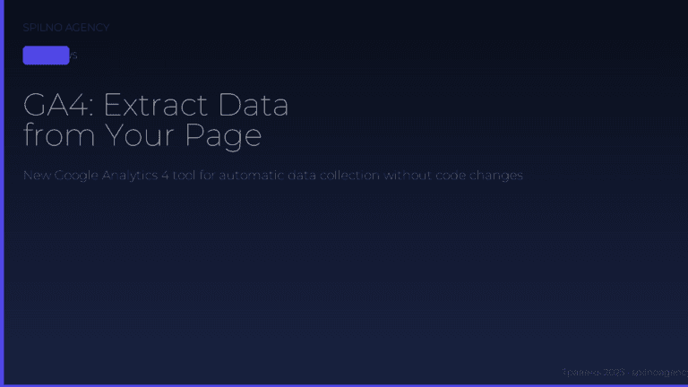 GA4 Extract Data from Your Page: Automatic Event Tracking Without Code