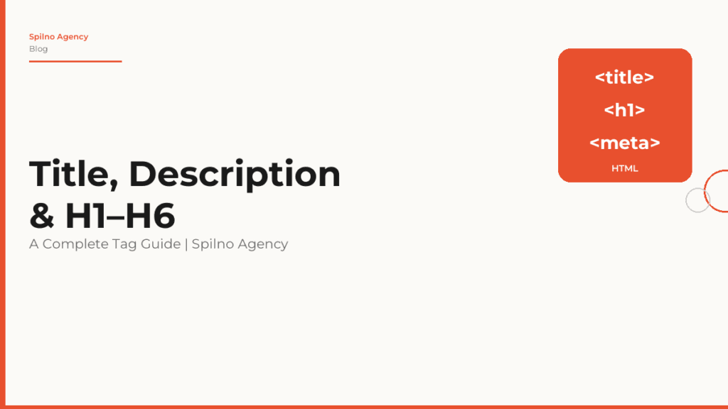Title, Description, and H1–H6: A Complete Tag Guide