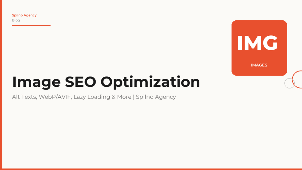 Image SEO Optimization: Alt Texts, WebP/AVIF, Lazy Loading & More