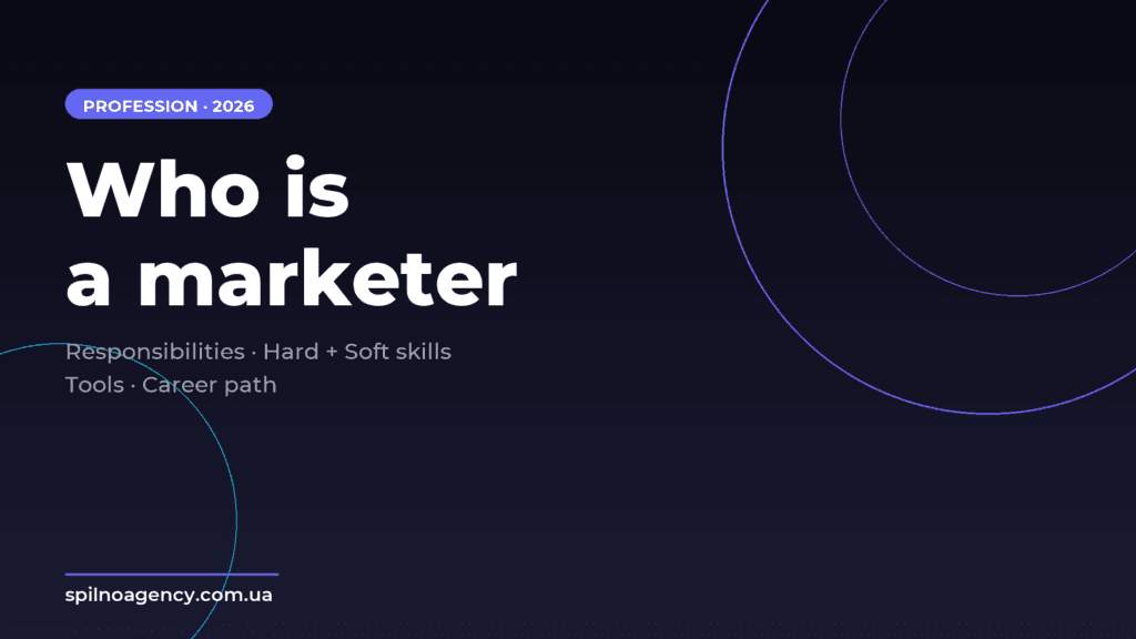 Who is a marketer - cover - Spilno Agency