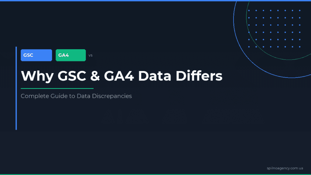 Why GSC data differs from GA4