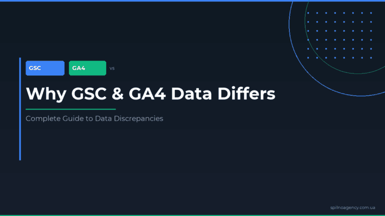 Why GSC data differs from GA4