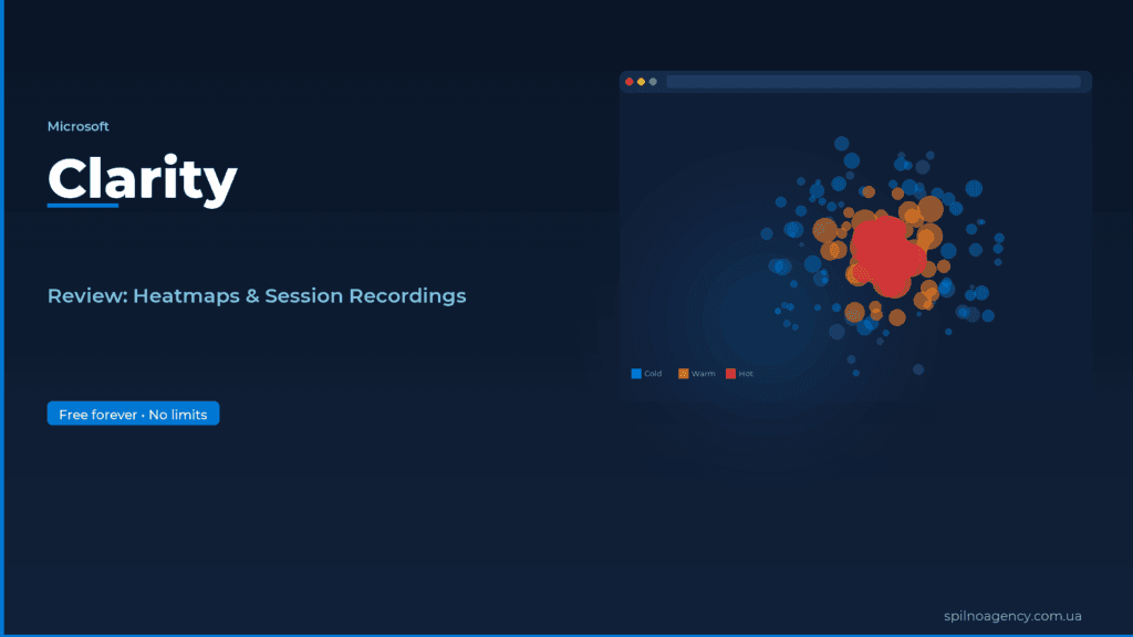 Microsoft Clarity Review: Heatmaps and Session Recordings — Spilno Agency