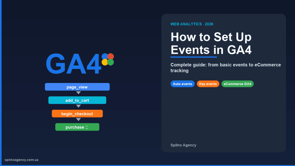 How to Set Up Events in Google Analytics 4 — cover 2026
