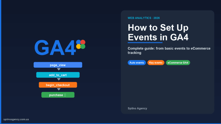 How to Set Up Events in Google Analytics 4 — cover 2026
