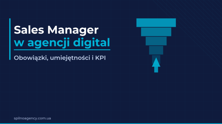 Sales Manager w agencji digital