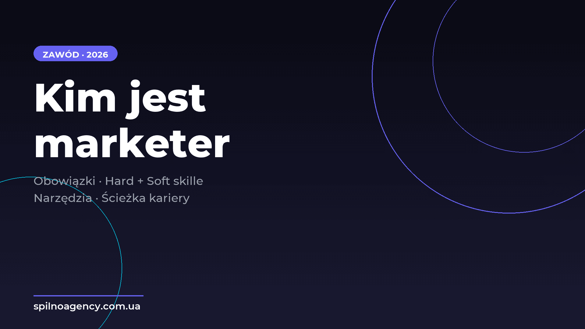 Kim jest marketer — Spilno Agency