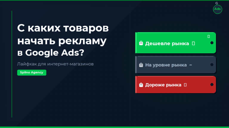 С каких товаров начать рекламу в Google Ads для интернет-магазина — обложка