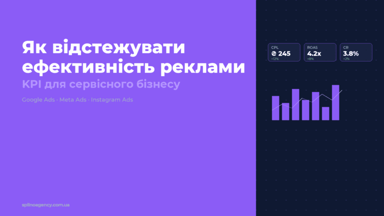 KPI реклами сервісний бізнес UA обкладинка