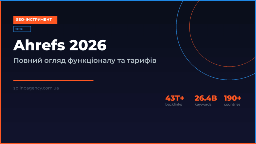 Ahrefs: повний огляд функціоналу та цін у 2026 році