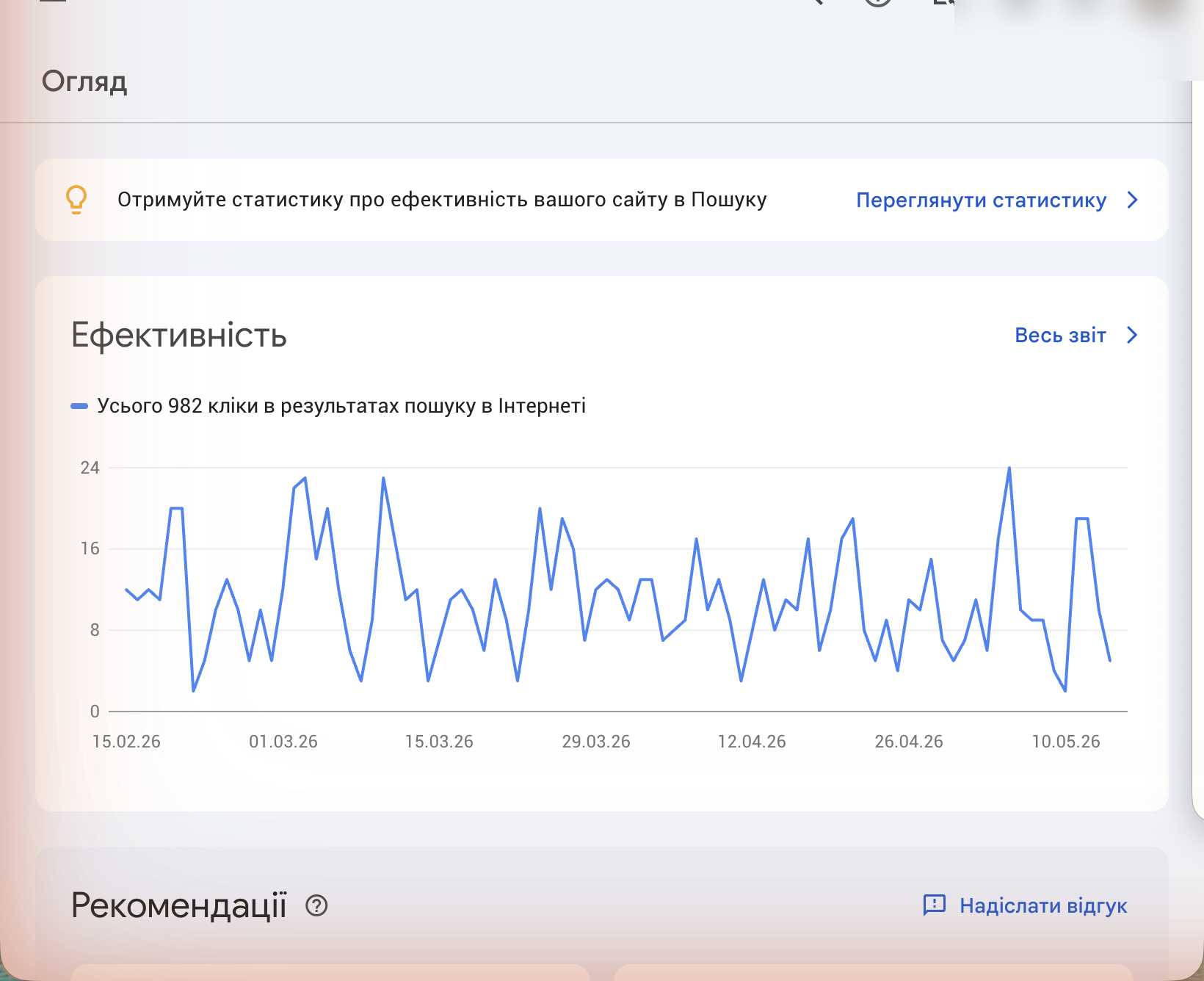 Інструмент «Перевірка URL-адреси» у Google Search Console