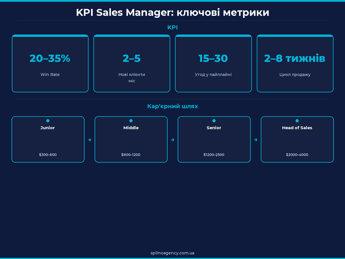 KPI Sales Manager у діджитал агенції