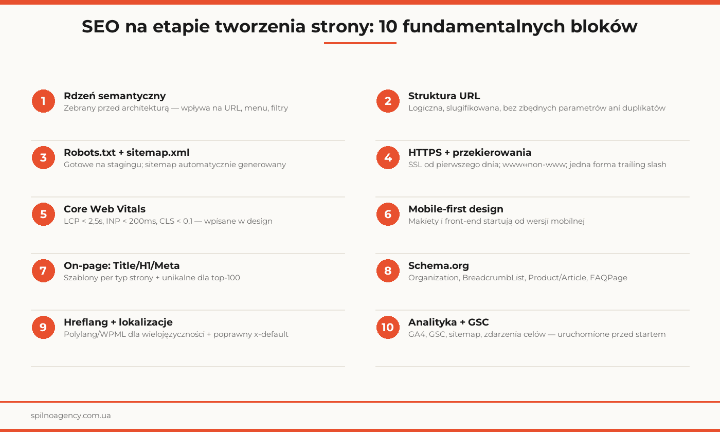 SEO dla nowej strony