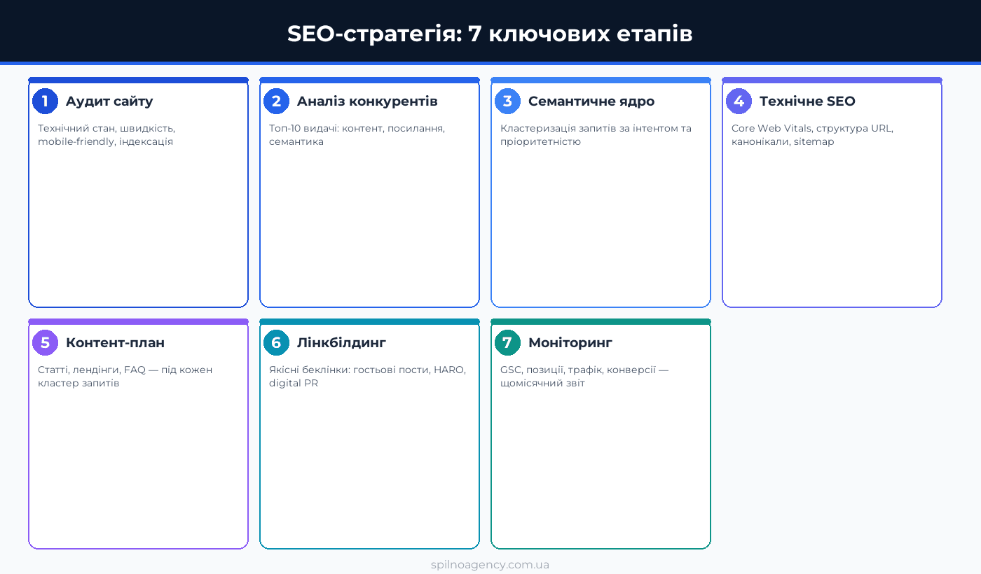 стратегія seo просування сайту