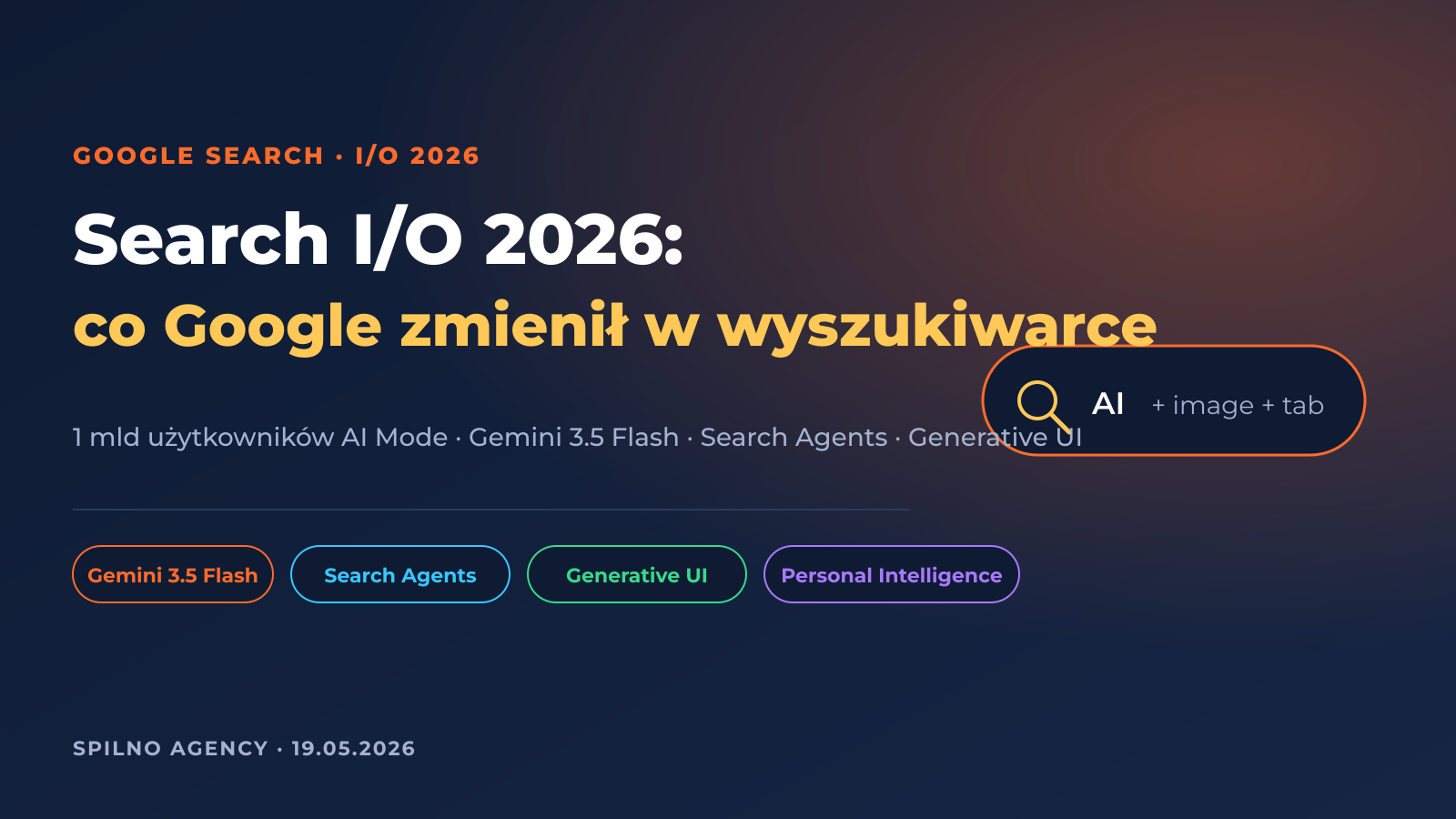Google I/O 2026 — pełny konspekt konferencji