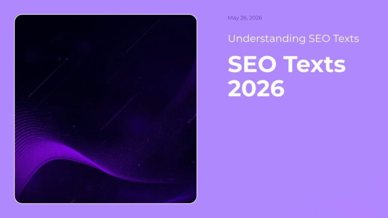 SEO Texts 2026 — Cover | Spilno Agency
