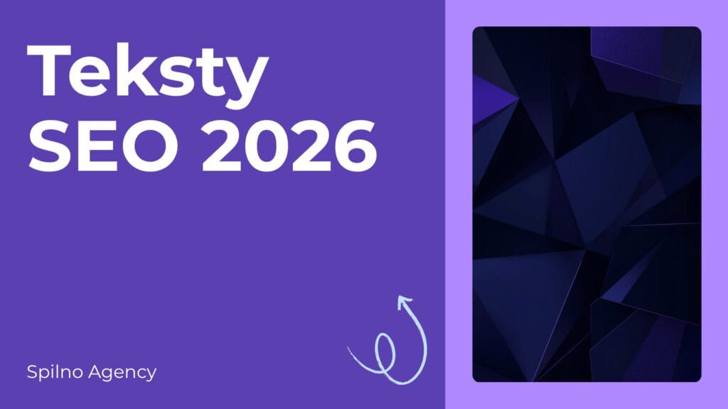 Teksty SEO 2026 — Okładka | Spilno Agency