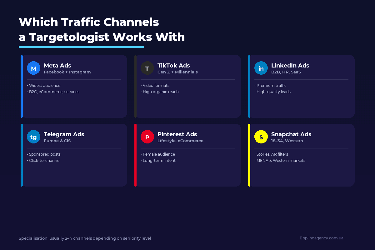 targetologist traffic channels