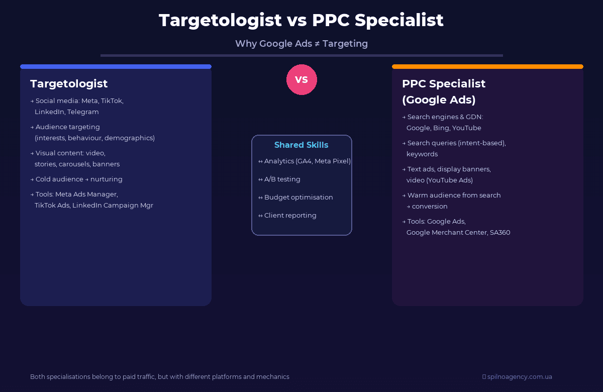 targetologist vs ppc specialist