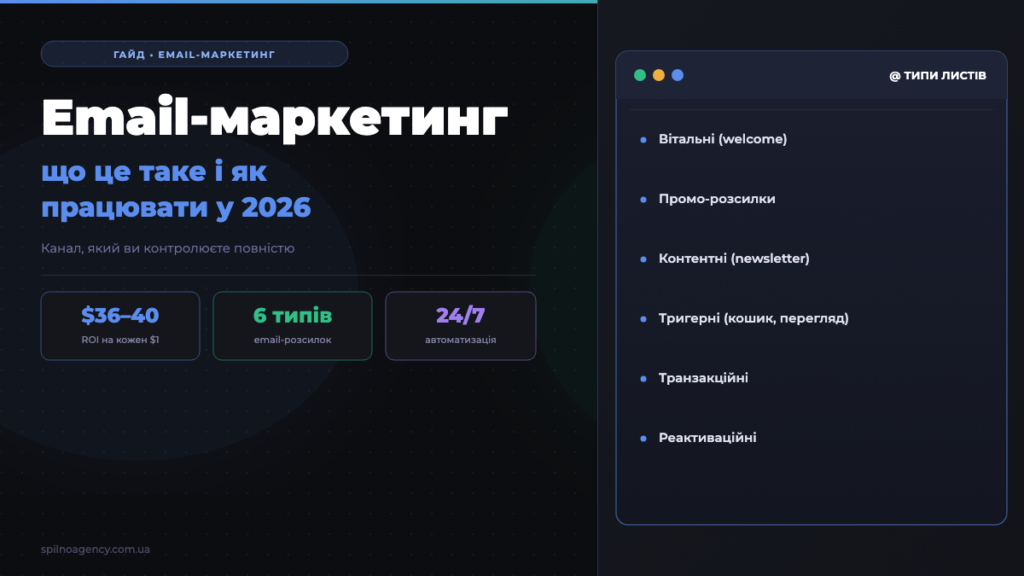 Email-маркетинг: що це таке і як з цим працювати у 2026 році