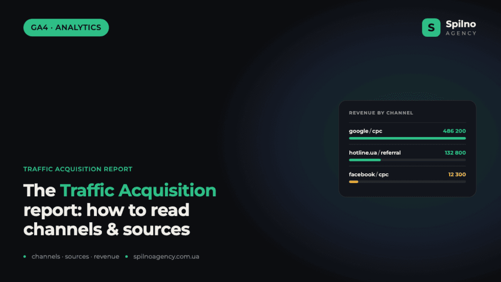 The GA4 Traffic Acquisition Report: How to Read Channels and Sources