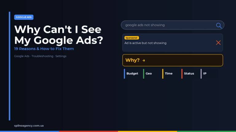 Why Can't I See My Google Ads — Spilno Agency cover