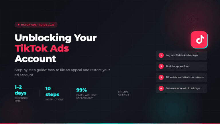 Unblocking TikTok Ads Account — cover