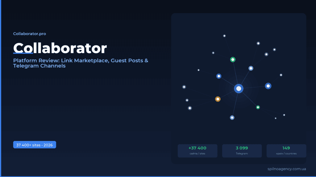 Collaborator: link building platform review 2026 — guest posts & Telegram