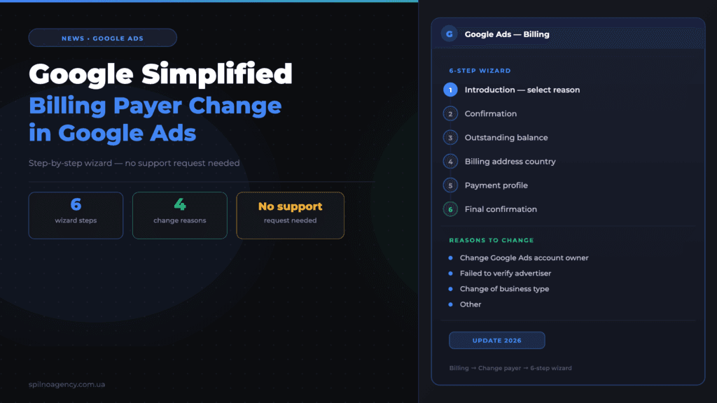 Google Simplified Billing Payer Change in Google Ads: Step-by-Step Wizard