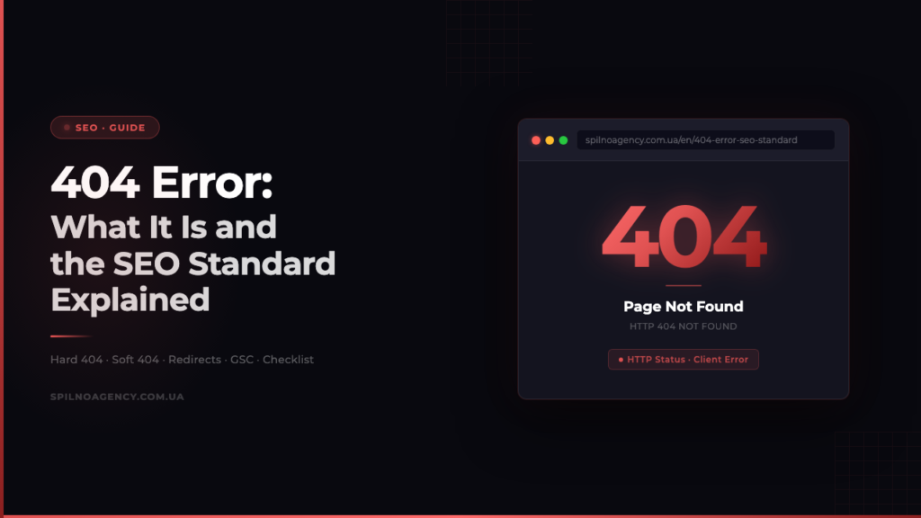 404 Error: What It Is and the SEO Standard Explained