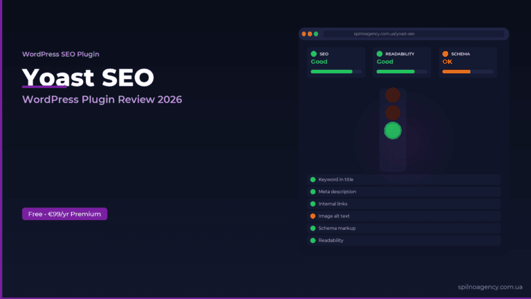 Yoast SEO WordPress plugin review 2026 — features and pricing