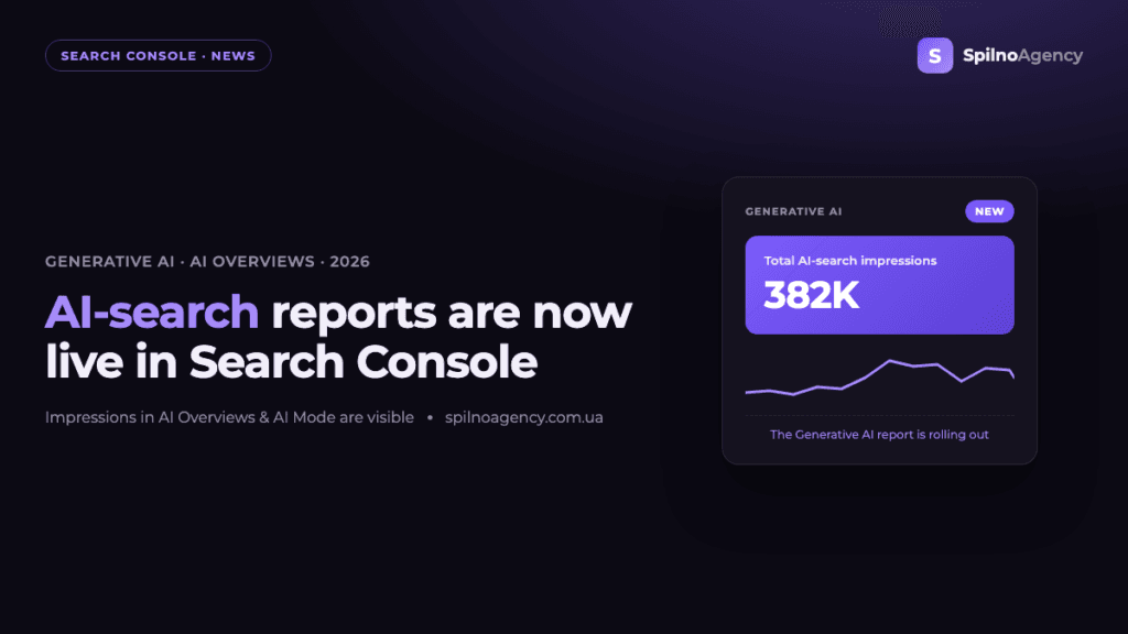 Search Console Generative AI report
