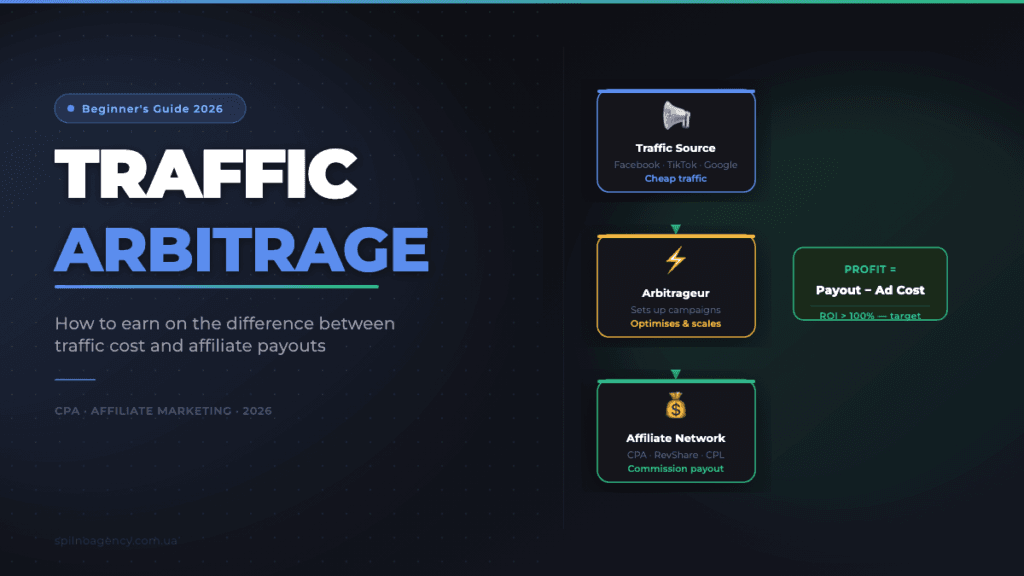 Traffic arbitrage — earning through CPA affiliate networks