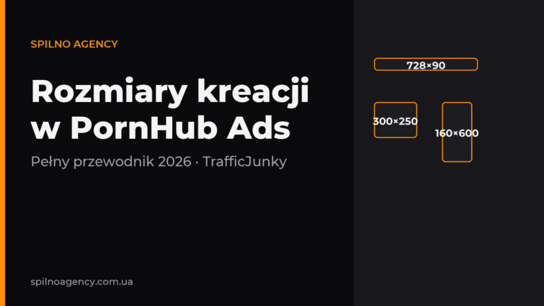 Rozmiary kreacji w PornHub Ads 2026 — okładka