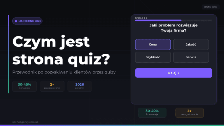 Czym jest strona quiz — okładka