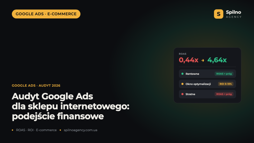 Audyt Google Ads dla sklepu internetowego: jak powinien wyglądać w 2026