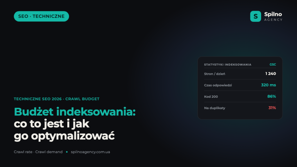 Budżet indeksowania (Crawl Budget): co to jest i jak go zoptymalizować w 2026