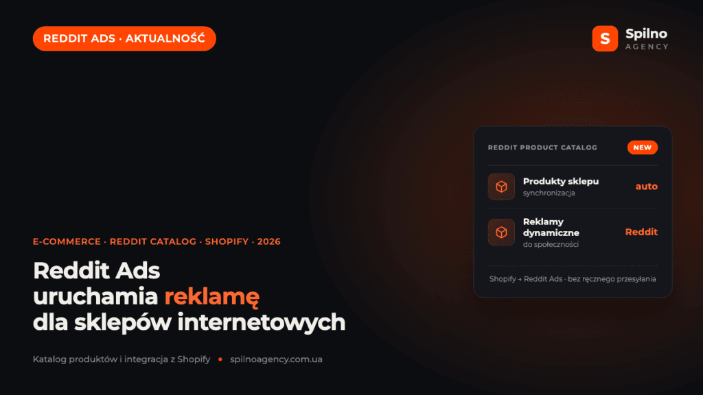 Reddit Ads uruchamia reklamę dla sklepów internetowych: katalog produktów i integracja z Shopify