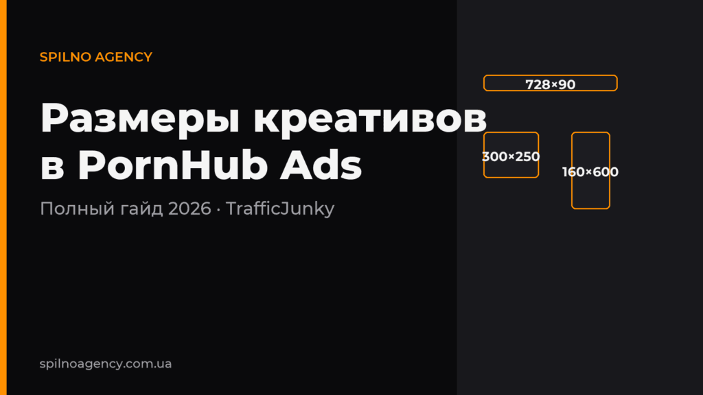Размеры креативов в PornHub Ads 2026 — обложка
