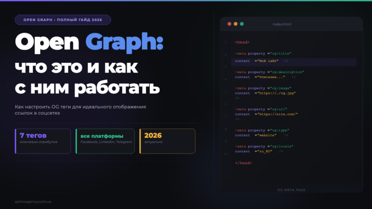 Open Graph теги — полный гайд 2026