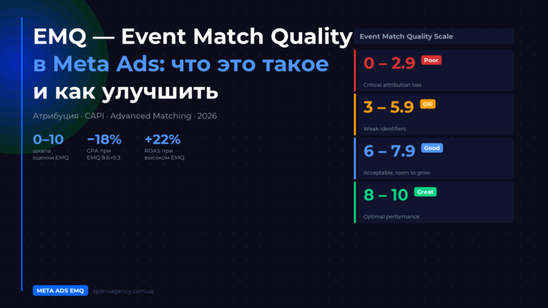 Обложка: EMQ Event Match Quality Meta Ads RU