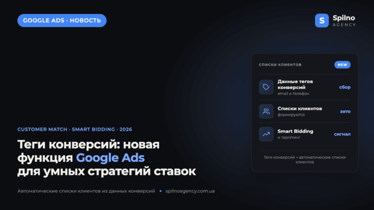 Теги конверсий: новая функция Google Ads для умных стратегий ставок
