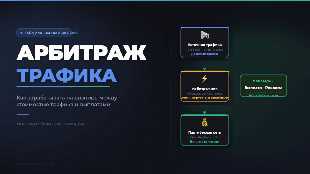 Арбитраж трафика — заработок через CPA-партнёрки
