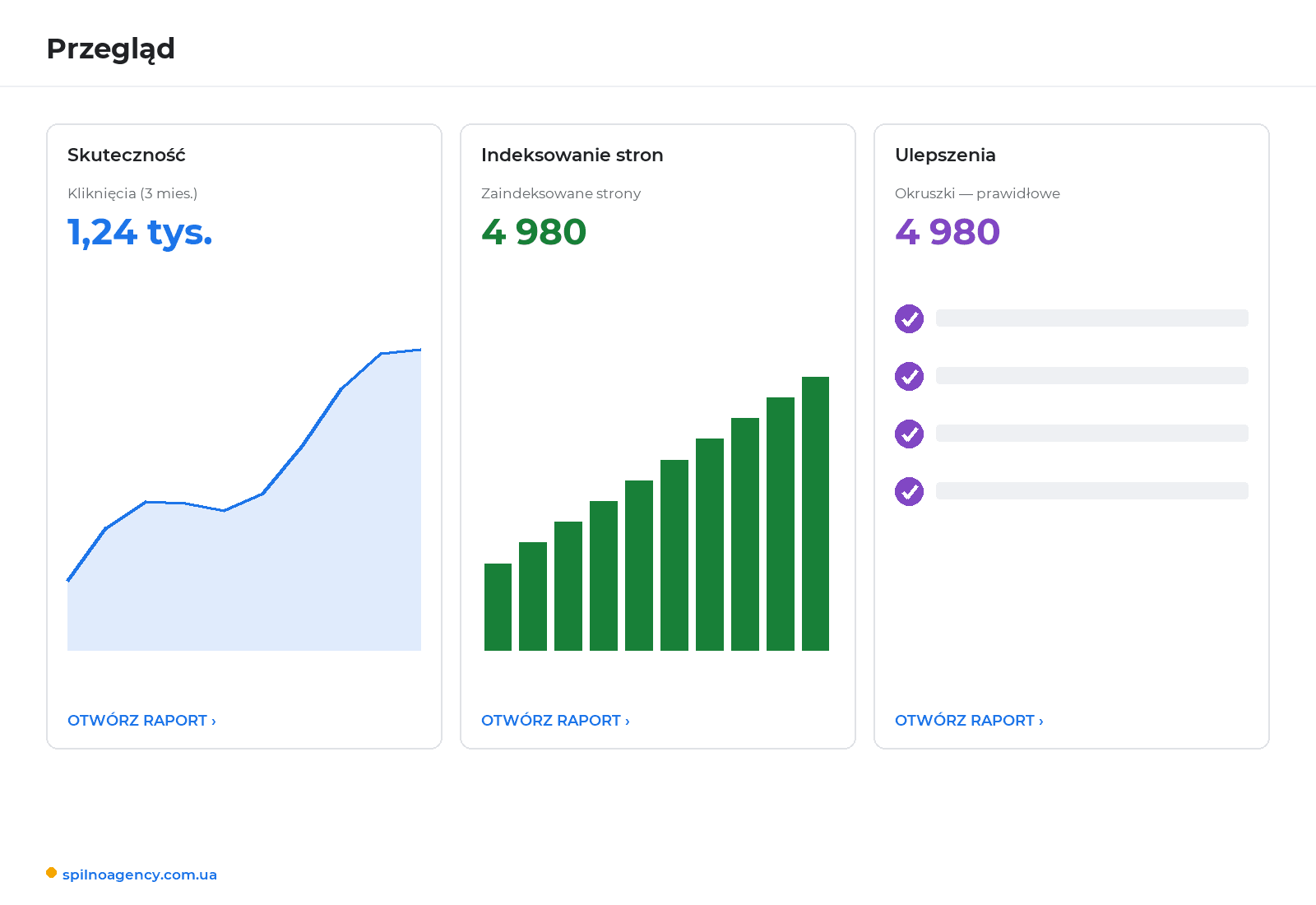 Przegląd usługi w Google Search Console