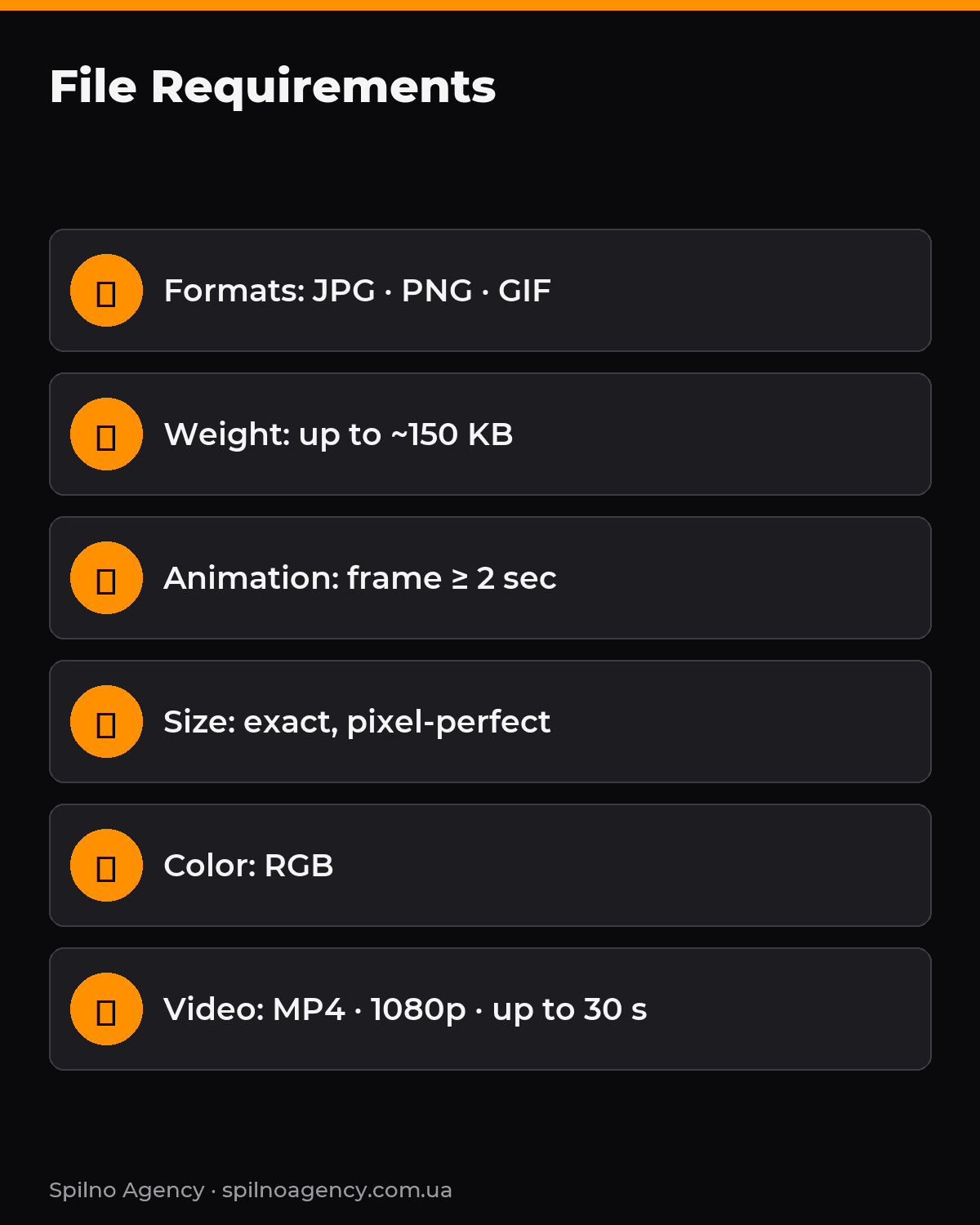 File requirements for PornHub Ads creatives