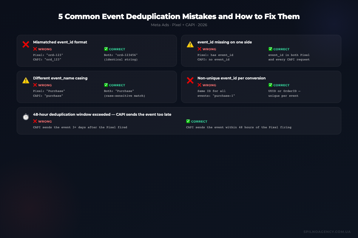 5 common Meta Ads event deduplication mistakes and how to fix them