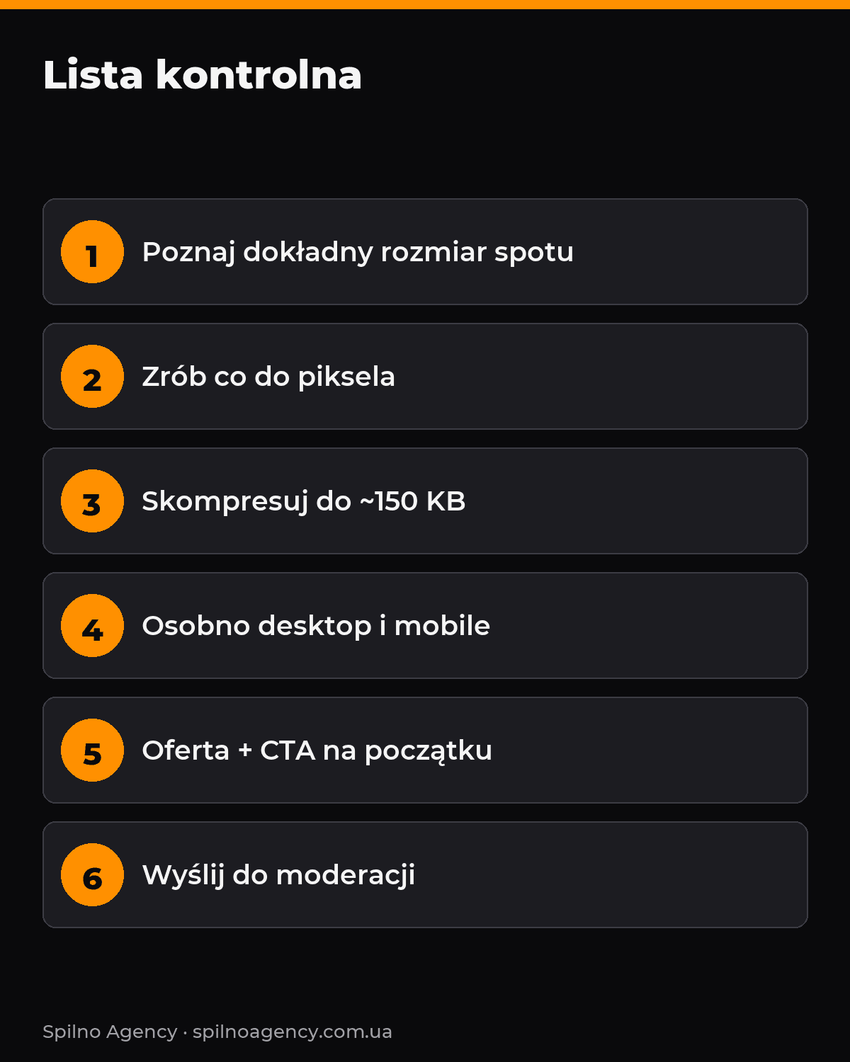 Lista kontrolna przygotowania kreacji PornHub Ads