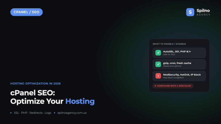 cPanel SEO: How to Optimize Your Hosting for Search in 2026 (Enable & Disable)